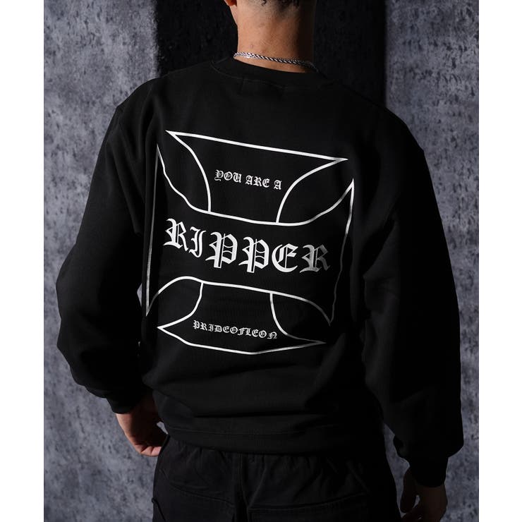 BLACK | クロス スウェット メンズ | ONE 4 PREMIUM