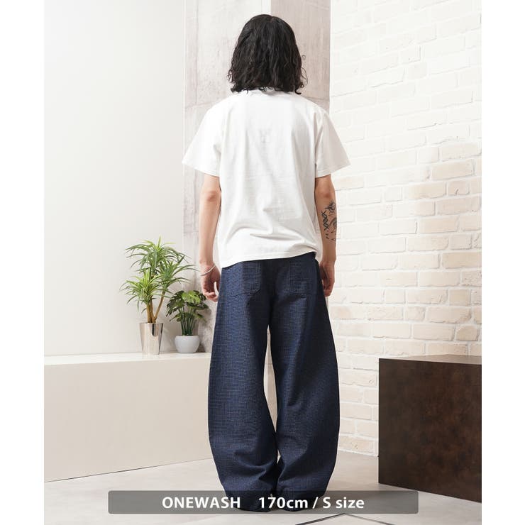 リップデニム&ヒッコリー バレルレッグパンツ メンズ | ONE 4 PREMIUM | 詳細画像10 