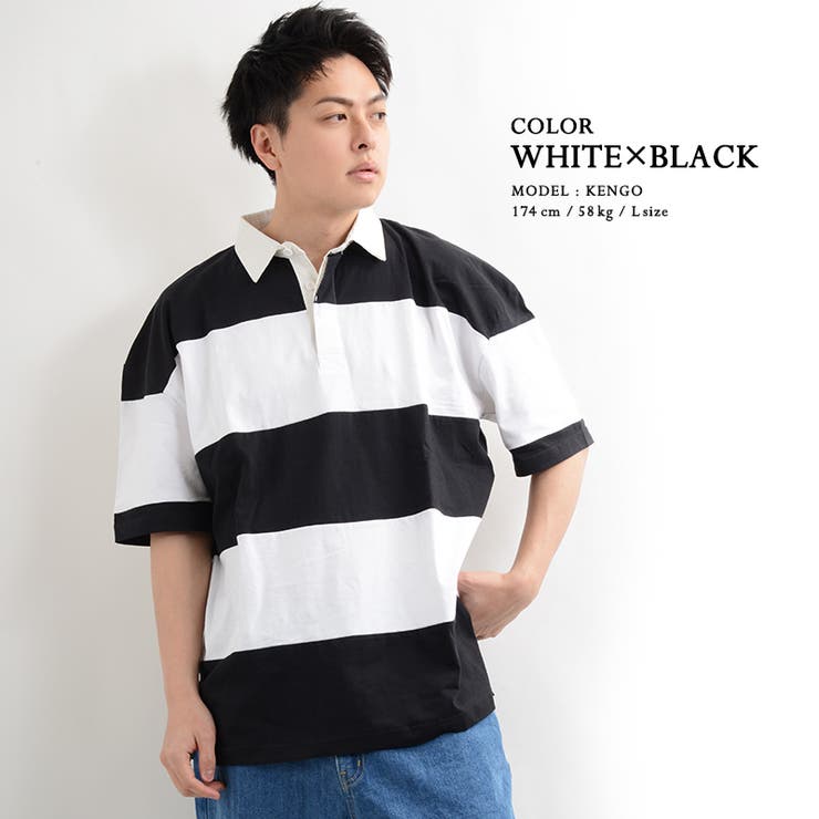 ビッグシルエット5分袖ラガーシャツ 】ラガーシャツ[品番：OCGW0001227