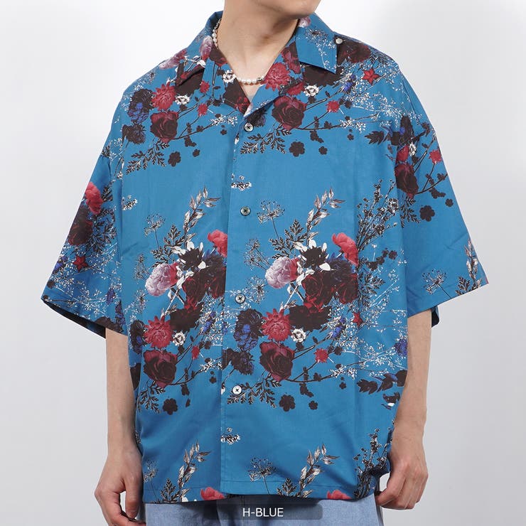 D220914 BIG CREEK 総柄半袖シャツ D220914 BIG CREEK 総柄半袖シャツ