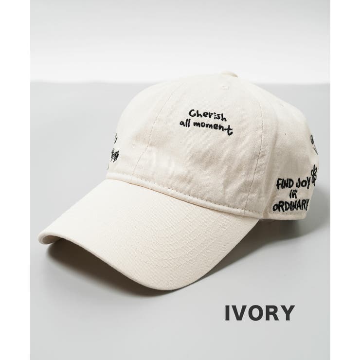 ◇メッセージ刺繍 CAP◇ キャップ[品番：OCGW0003672]｜ONE 4