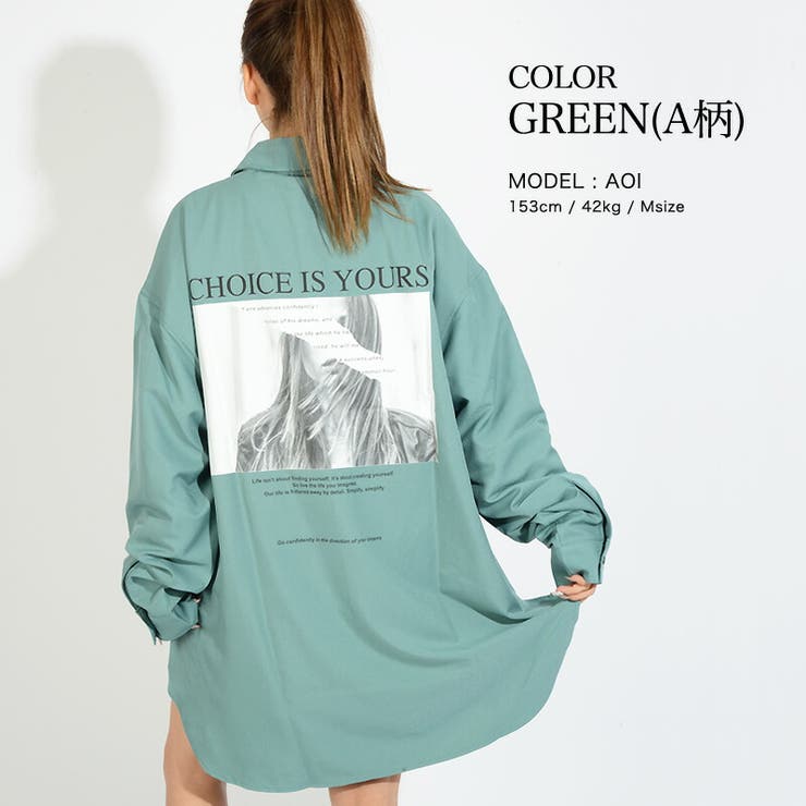 ◇グラフィック オーバーシャツ◇ シャツ[品番：OCGW0001806