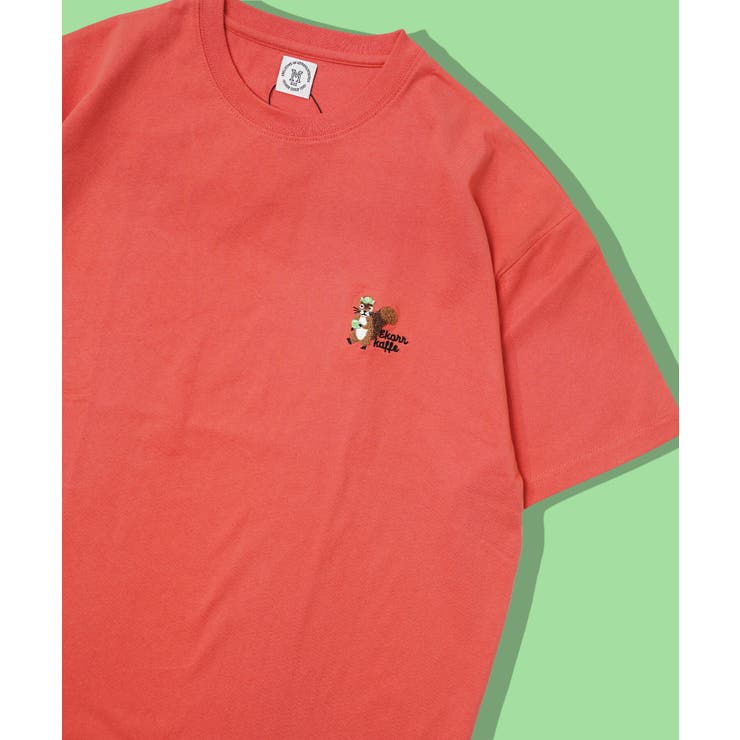 ◇アニマル サガラ刺繍 ワンポイントTシャツ◇[品番 ◇アニマル サガラ刺繍 ワンポイントTシャツ◇[品番