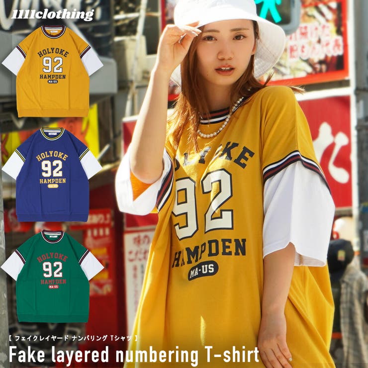 オーバーサイズ tシャツ レイヤード[品番：OCGW0002669]｜ONE 4 