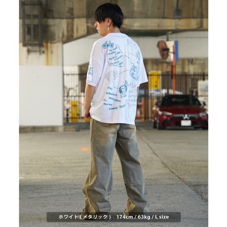 ◆落書き風 総柄 Tシャツ◆ | ONE 4 PREMIUM | 詳細画像19 