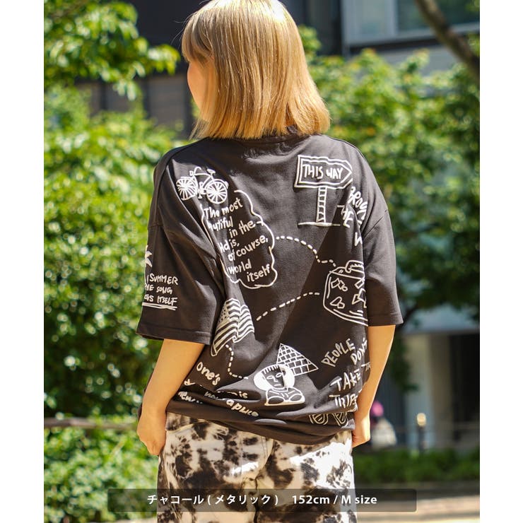 ◆落書き風 総柄 Tシャツ◆ | ONE 4 PREMIUM | 詳細画像21 