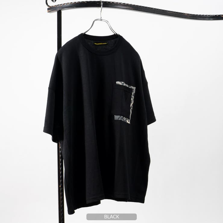 ◇バンダナ柄 プリント ビッグTシャツ◇[品番：OCGW0002171]｜ONE 4