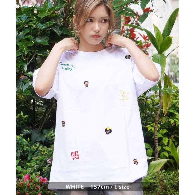 オーバーサイズ Tシャツ レディース[品番：OCGW0003179]｜ONE 4