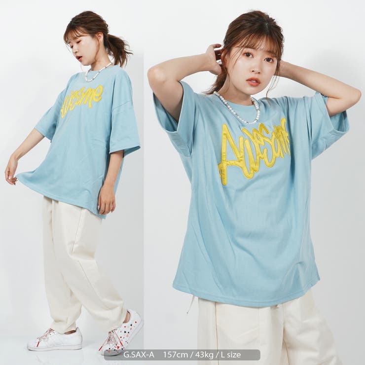 グラフィティ 刺繍 tシャツ[品番：OCGW0002674]｜ONE 4 PREMIUM