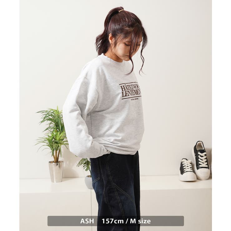 CVC裏毛 ロゴ刺繍 スウェットシャツ | ONE 4 PREMIUM | 詳細画像6 