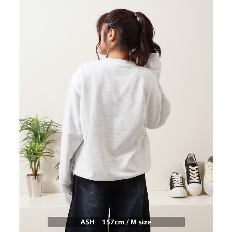 CVC裏毛 ロゴ刺繍 スウェットシャツ | ONE 4 PREMIUM | 詳細画像7 