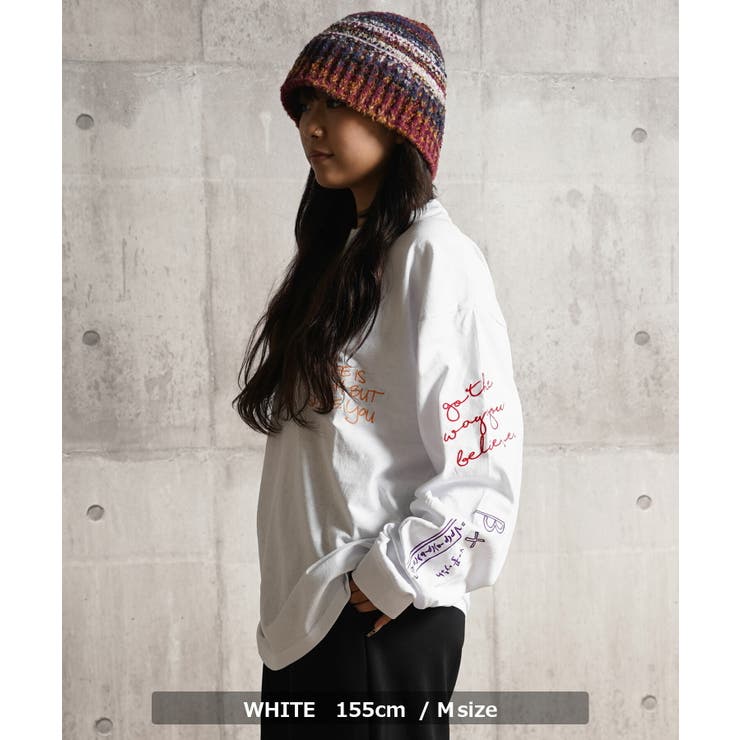 [VITALSIGN] オーバーサイズ クローバー 長袖 Tシャツ ankoROCK tシャツ a.p.o.v. -ankoROCK's select- デザイン