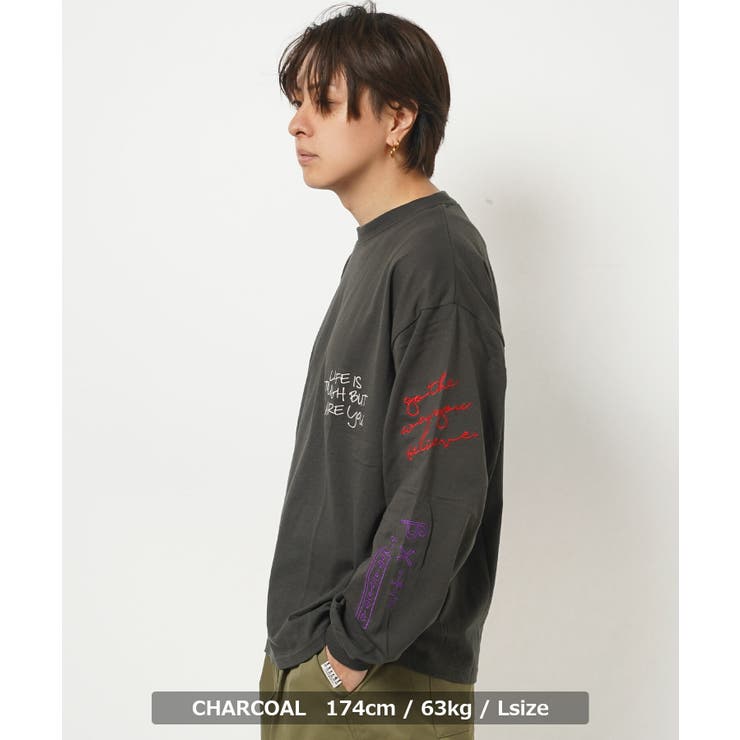 オーバーサイズ Tシャツ 長袖[品番：OCGW0003825]｜ONE 4