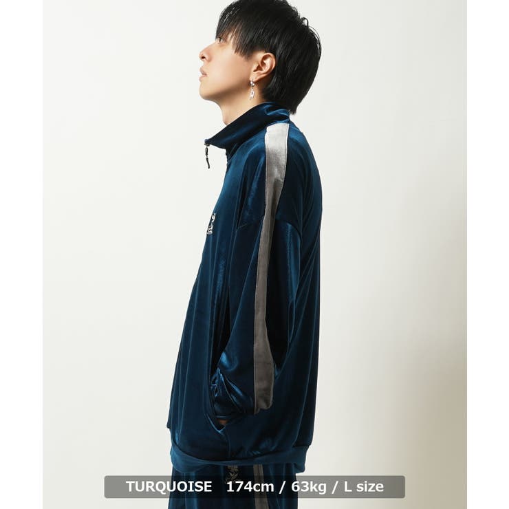 GRAY】◇ベロア トラックジャケット ◇[品番：OCGW0003365]｜ONE 4