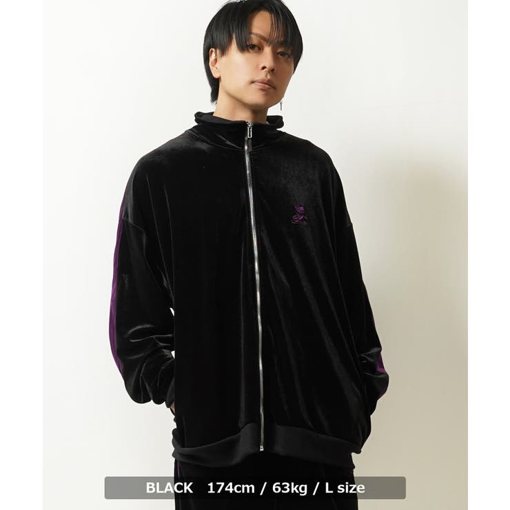 GRAY】◇ベロア トラックジャケット ◇[品番：OCGW0003366]｜ONE 4