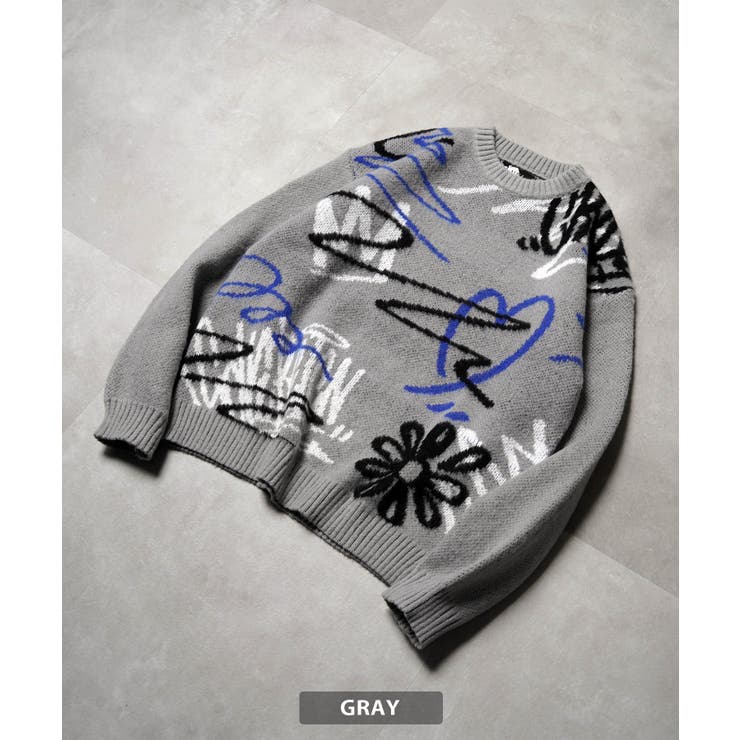 モヘアニット レディース オーバーサイズ[品番:OCGW0003953 モヘアニット レディース オーバーサイズ[品番:OCGW0003953