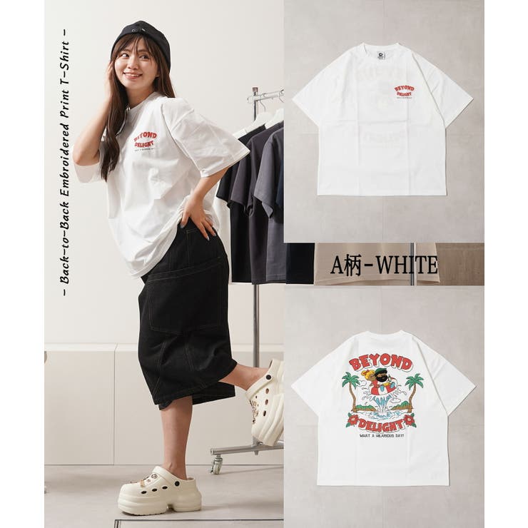 バックプリント サガラ刺繍 Tシャツ | ONE 4 PREMIUM | 詳細画像5 