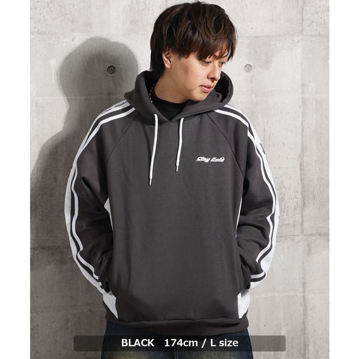 ロゴライン スウェットパーカー メンズ | ONE 4 PREMIUM | 詳細画像15 