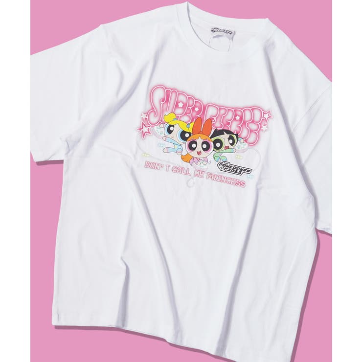 WHITE-A | パワーパフガールズ Tシャツ 半袖 | ONE 4 PREMIUM