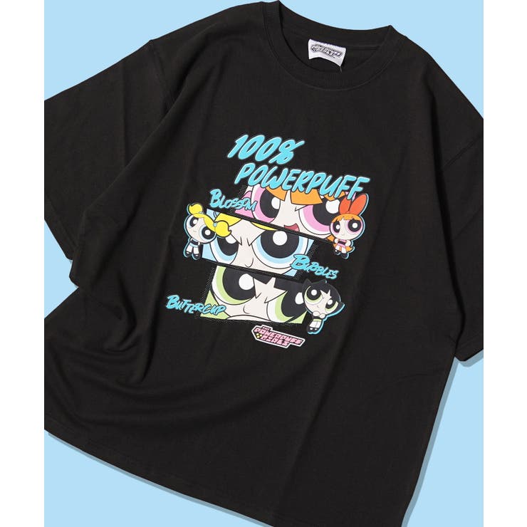 BLACK-B | パワーパフガールズ Tシャツ 半袖 | ONE 4 PREMIUM