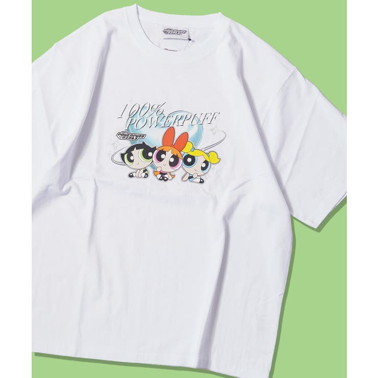 WHITE-C | パワーパフガールズ Tシャツ 半袖 | ONE 4 PREMIUM