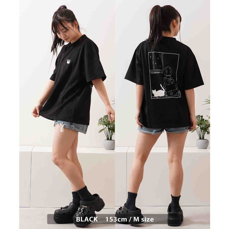 猫柄 バックプリント Tシャツ | ONE 4 PREMIUM | 詳細画像12 