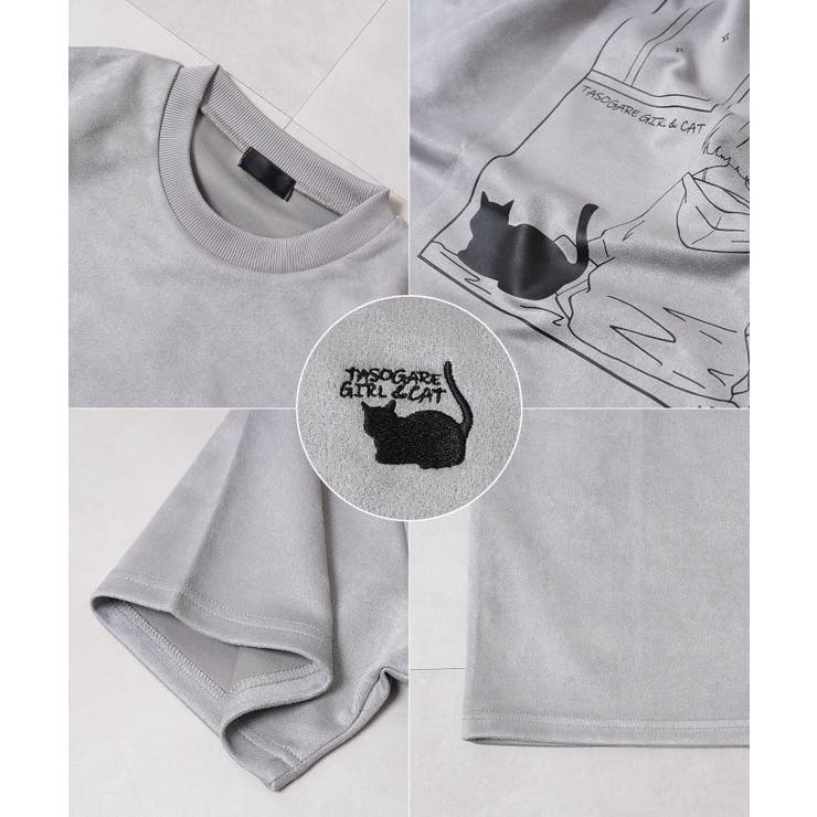 猫柄 バックプリント Tシャツ | ONE 4 PREMIUM | 詳細画像17 