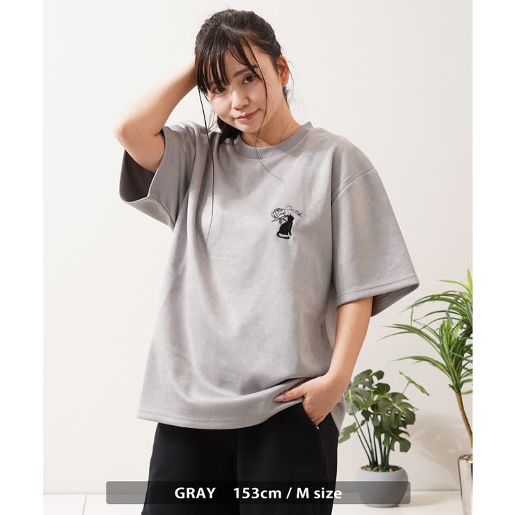 猫柄 刺繍 Tシャツ | ONE 4 PREMIUM | 詳細画像14 