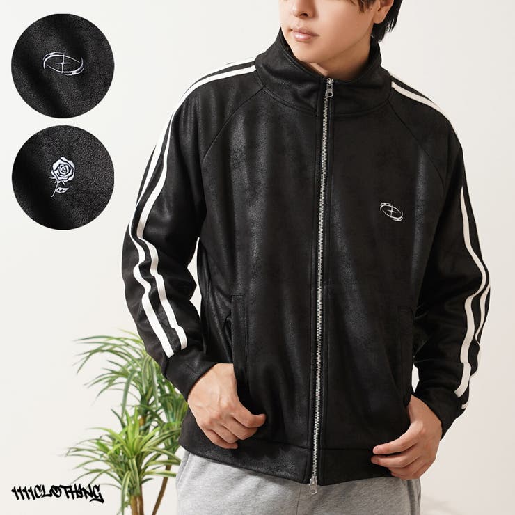 レザーライク トラックジャケット メンズ | ONE 4 PREMIUM | 詳細画像19 