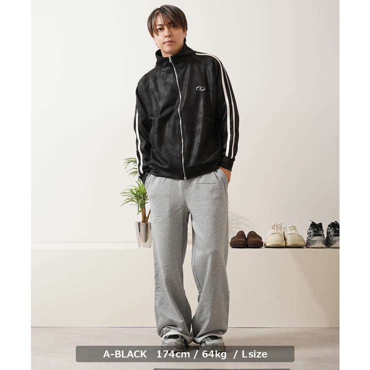 レザーライク トラックジャケット メンズ | ONE 4 PREMIUM | 詳細画像8 