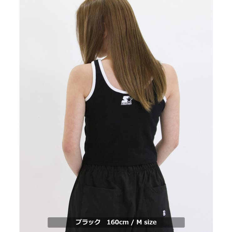 ◇STARTER リブテレコ ショートタンクトップ◇[品番