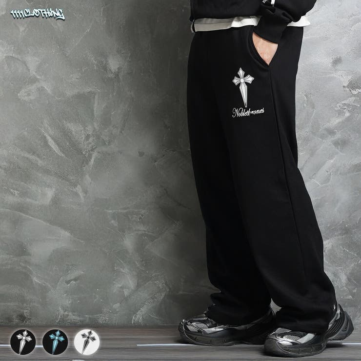 クロス スウェットパンツ メンズ | ONE 4 PREMIUM | 詳細画像1 