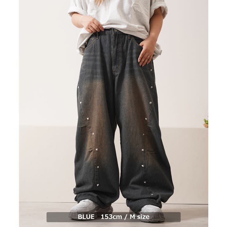 ワイド カーブパンツ デニム | ONE 4 PREMIUM | 詳細画像12 