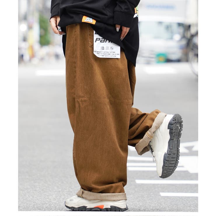 カラーデニム レディース バルーンパンツ[品番：OCGW0003315