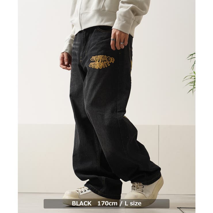 ワイドデニムパンツ メンズ デニム | ONE 4 PREMIUM | 詳細画像6 