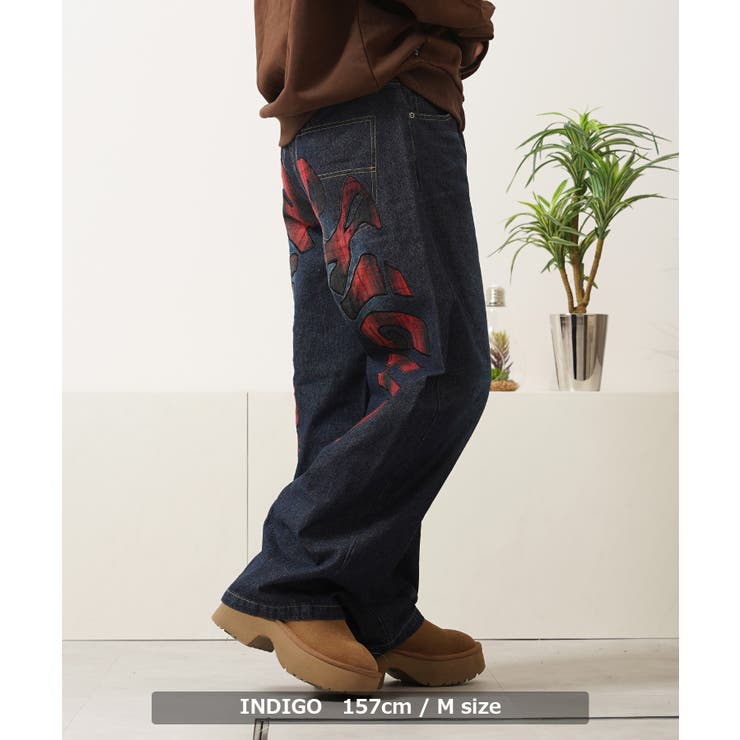 ワイドデニムパンツ メンズ デニム | ONE 4 PREMIUM | 詳細画像14 