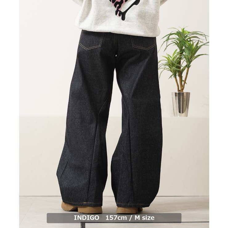 ワイドパンツ メンズ デニム | ONE 4 PREMIUM | 詳細画像13 