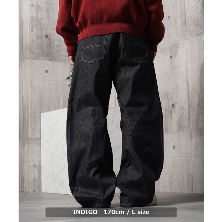 ワイドパンツ メンズ デニム | ONE 4 PREMIUM | 詳細画像16 