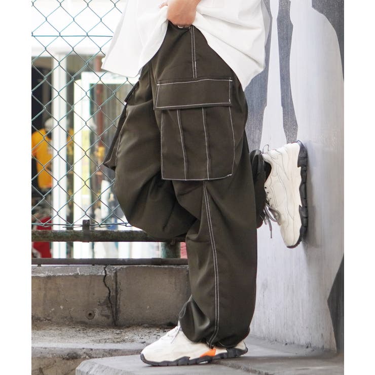 再入荷☆新作G/FOREジーフォアメンズカーゴジョガーパンツsizeL カーゴパンツ メンズ ゆったり[品番：OCGW0003159]｜ONE 4