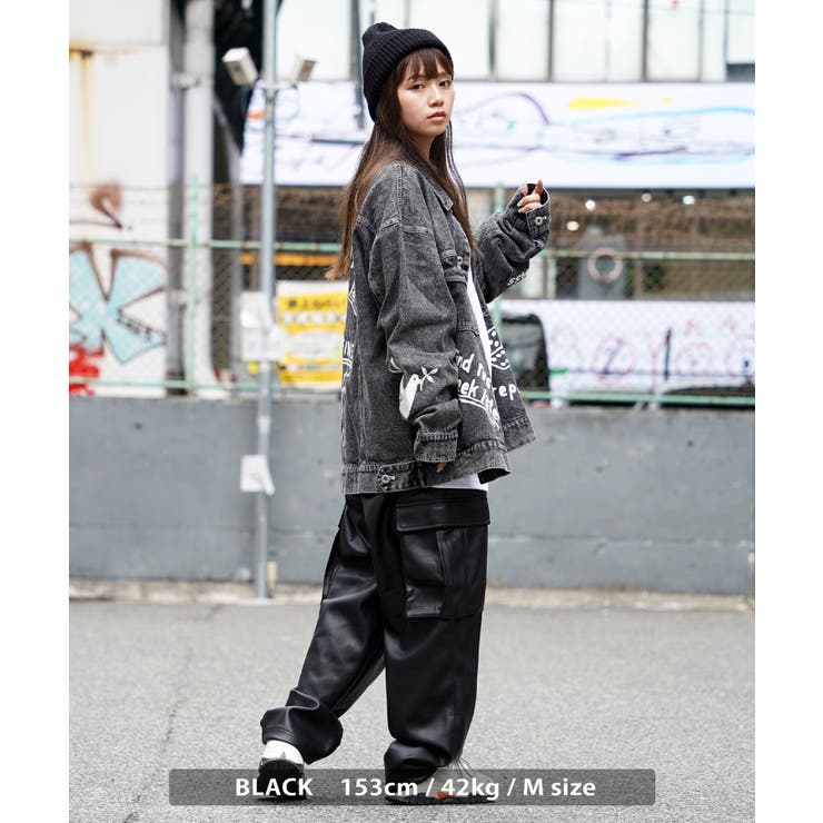 PU レザー カーゴパンツ[品番：OCGW0003319]｜ONE 4 PREMIUM