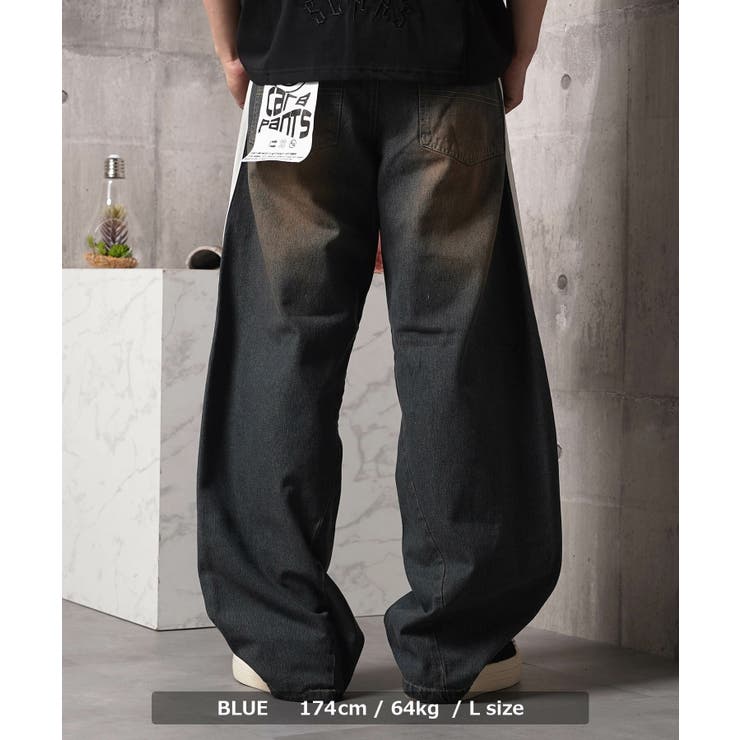 バレルレッグ デニム メンズ | ONE 4 PREMIUM | 詳細画像13