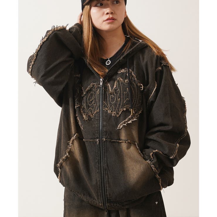 デニムジャケット メンズ ジップパーカー[品番：OCGW0004364]｜ONE 4