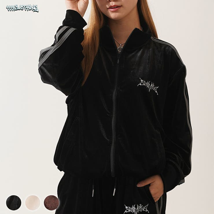 ベロア トラックジャケット メンズ | ONE 4 PREMIUM | 詳細画像1 