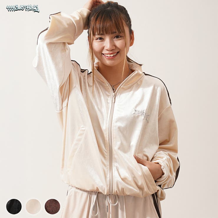 ベロア トラックジャケット メンズ | ONE 4 PREMIUM | 詳細画像19 