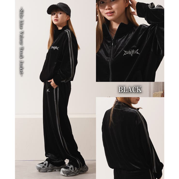 ベロア トラックジャケット メンズ | ONE 4 PREMIUM | 詳細画像6 