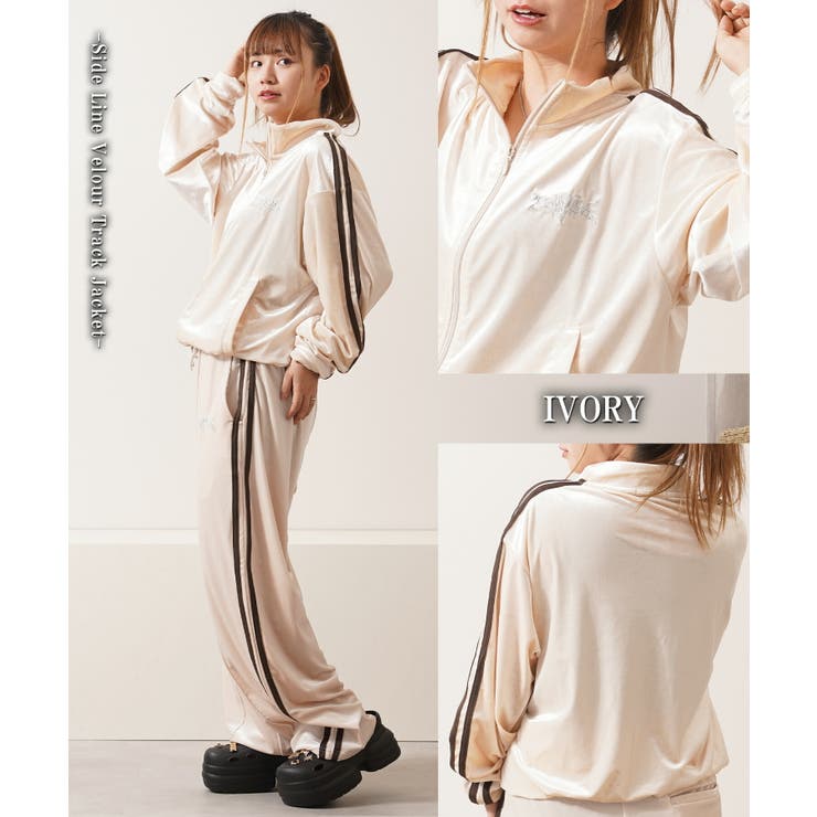 ベロア トラックジャケット メンズ | ONE 4 PREMIUM | 詳細画像10 