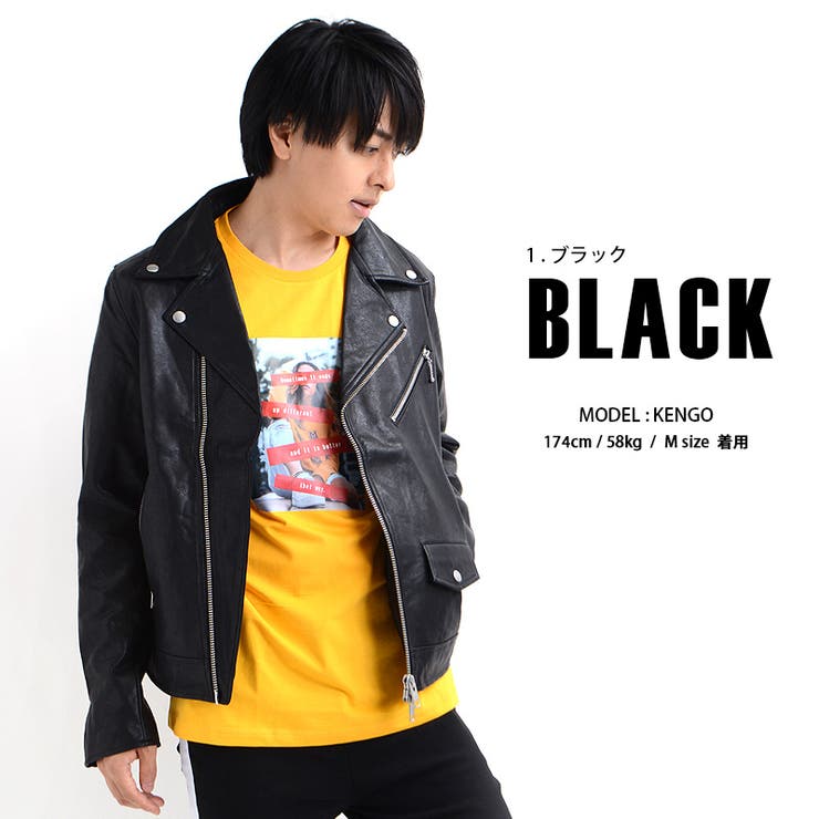 ライダースジャケット メンズ ユニセックス[品番：OCGW0000237