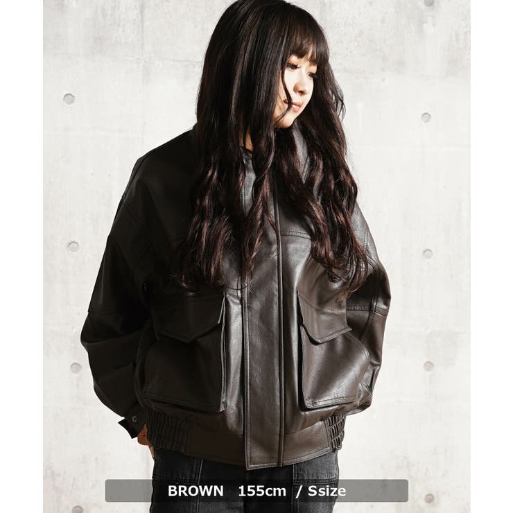合皮 A 2レザージャケット[品番：OCGW0003798]｜ONE 4 PREMIUM