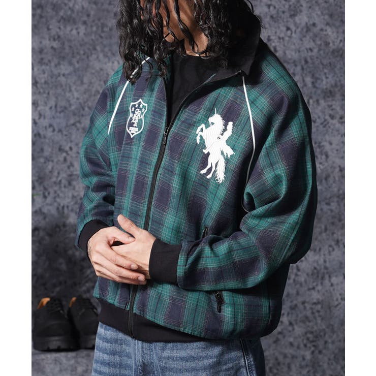GREEN | トラックジャケット メンズ ブルゾン | ONE 4 PREMIUM
