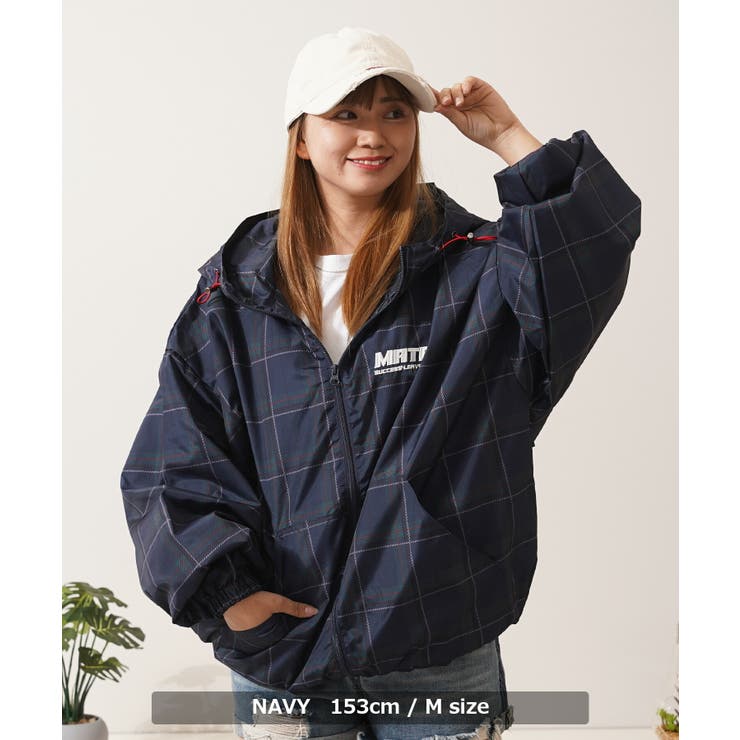 チェック柄 フードブルゾン メンズ[品番：OCGW0004365]｜ONE 4 PREMIUM